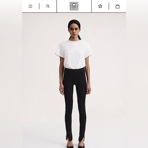 TOTÊME | Zip Leggings Black (XS)